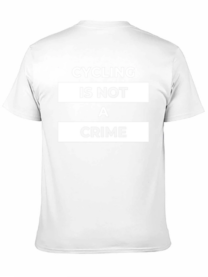 Camiseta Negra Cycling is Not a Crime