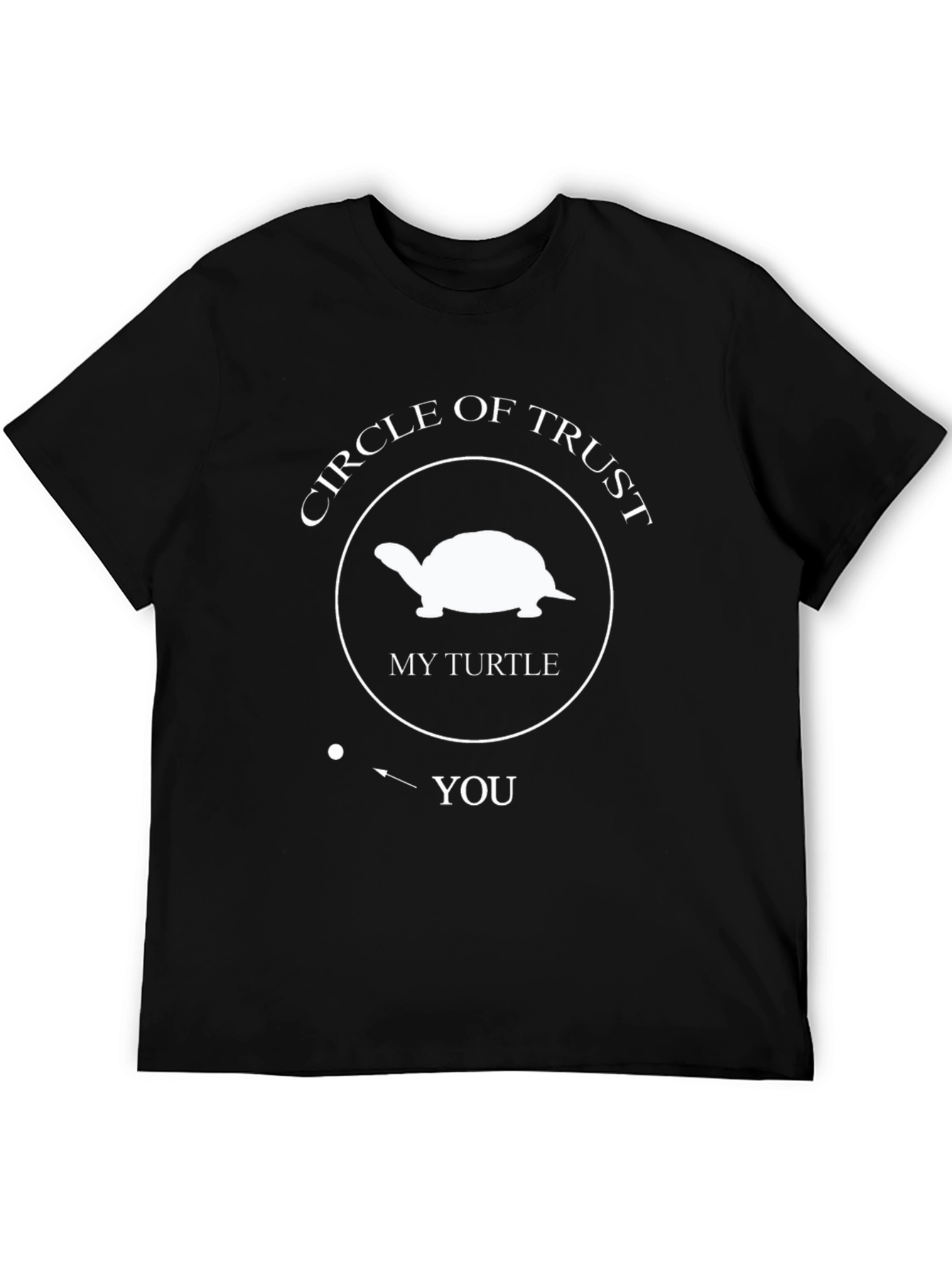 Camiseta Negra Círculo de Confianza: Mi Tortuga