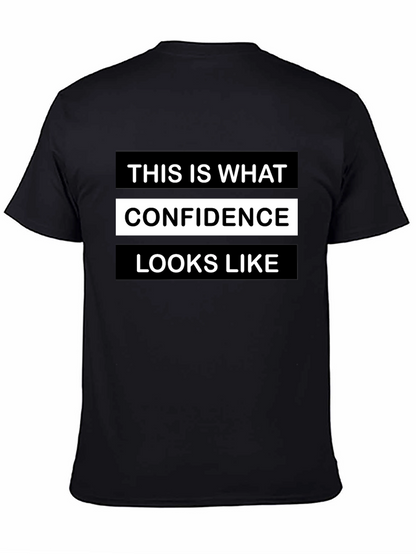 Camiseta Negra: Confianza Impresa