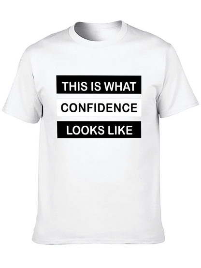 Camiseta Negra: Confianza Impresa