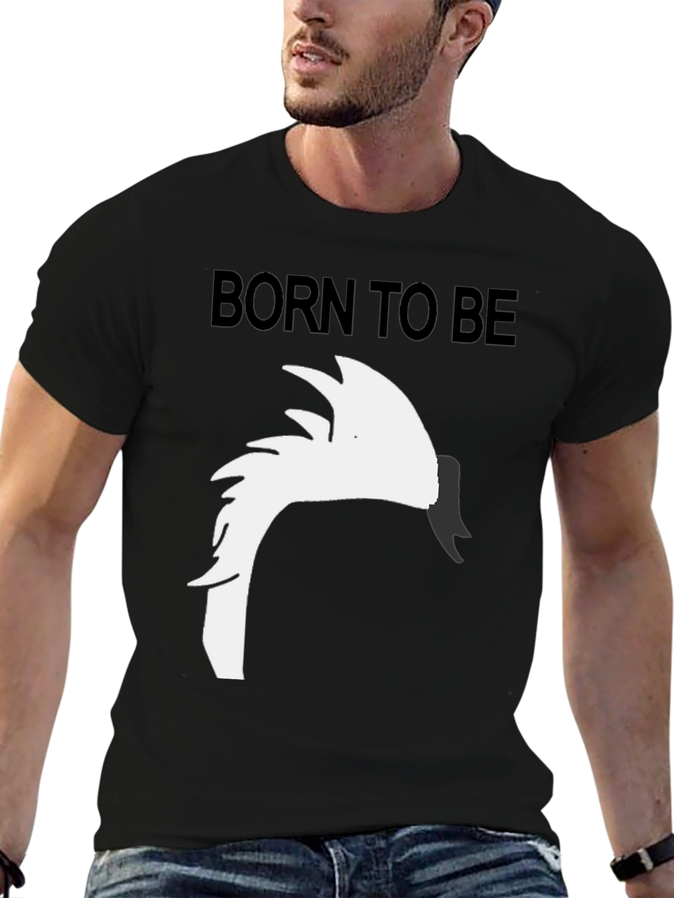 Camiseta Negra Nacido para ser Cisne