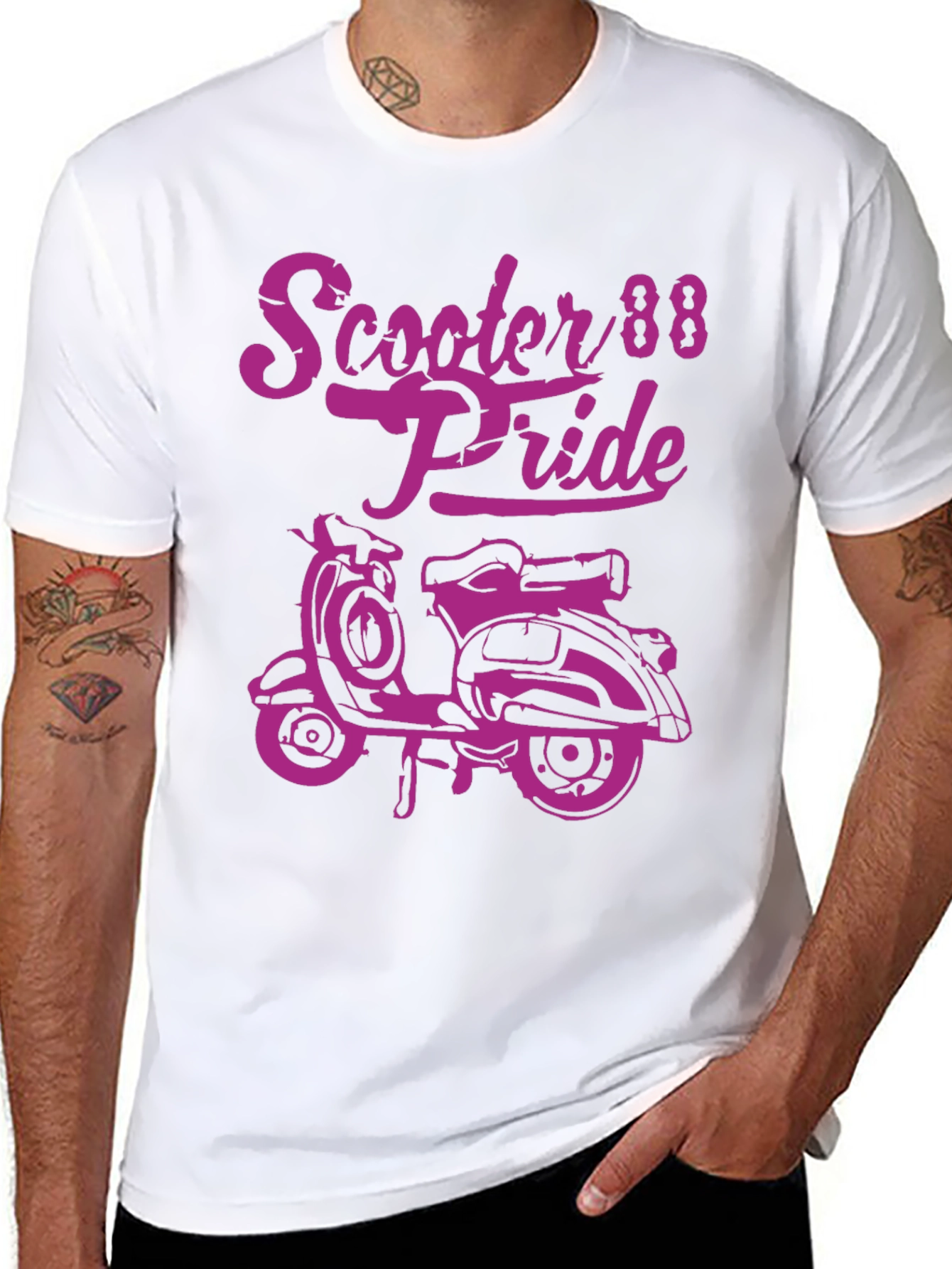 Camiseta Scooter Pride 88 Negra