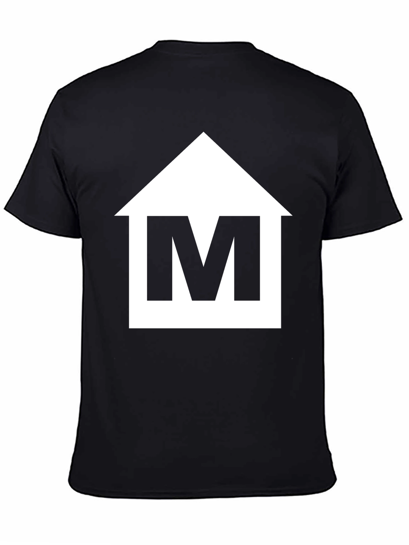 Camiseta Negra con Logo M Casa - Estilo Casual