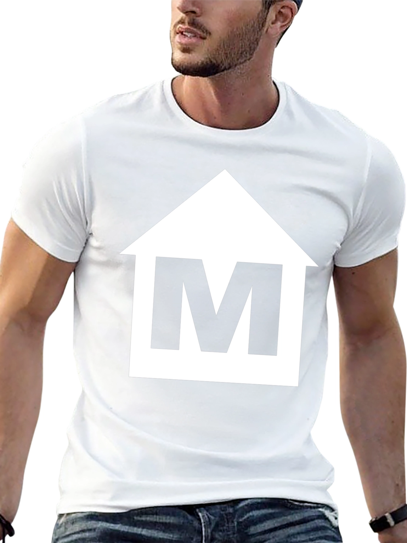 Camiseta Negra con Logo M Casa - Estilo Casual