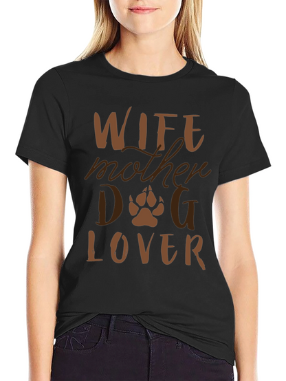 Camiseta Mujer Madre Amante de Perros