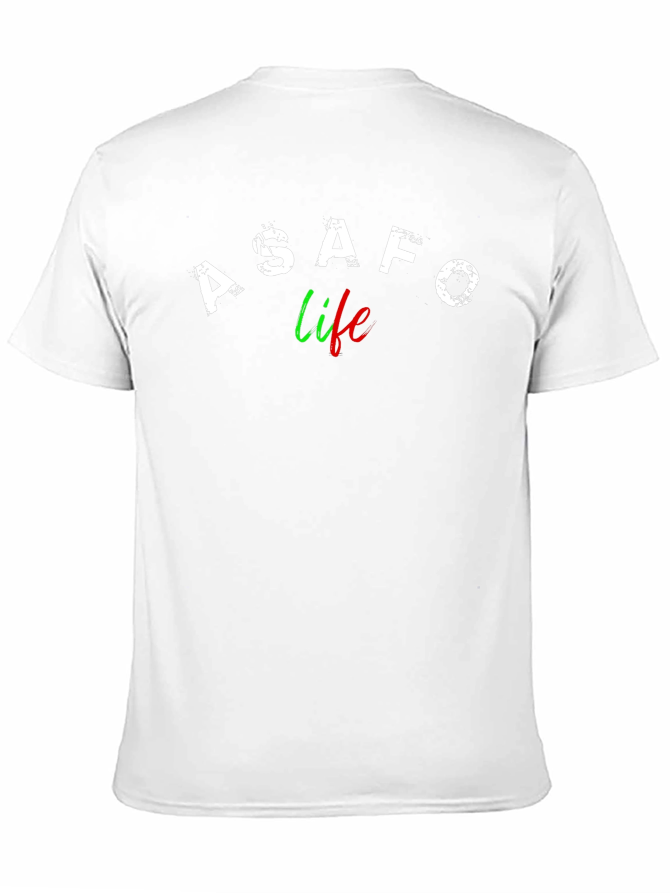 Camiseta Negra A$AFO Life - Estilo Urbano