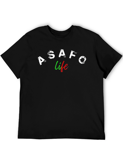Camiseta Negra A$AFO Life - Estilo Urbano