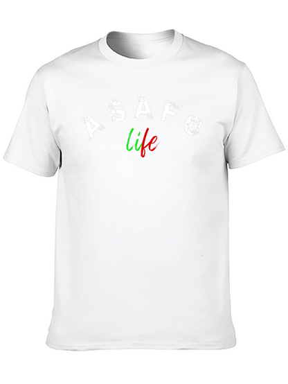 Camiseta Negra A$AFO Life - Estilo Urbano