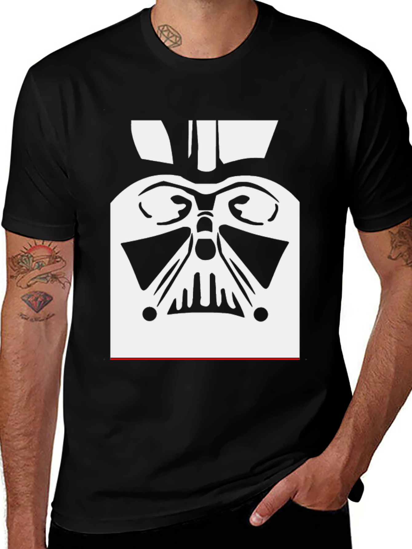Camiseta Negra Darth Vader Star Wars