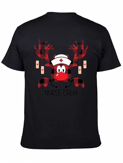 Camiseta de Navidad para Enfermeros - Diseño Reno