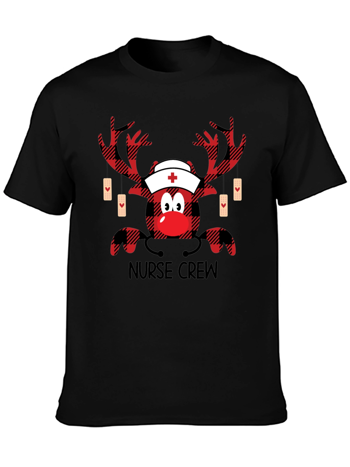 Camiseta de Navidad para Enfermeros - Diseño Reno