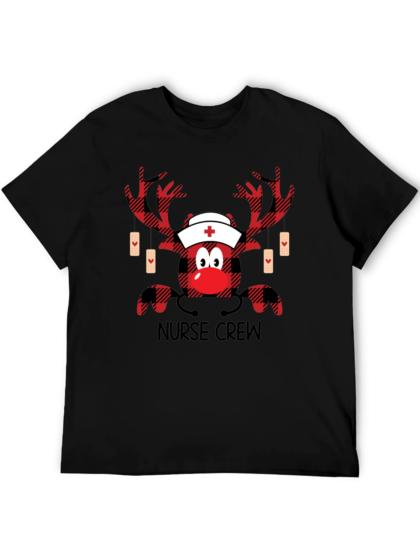 Camiseta de Navidad para Enfermeros - Diseño Reno