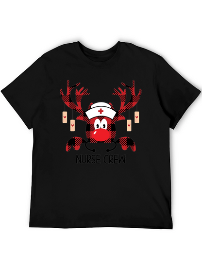 Camiseta de Navidad para Enfermeros - Diseño Reno