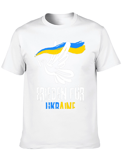 Camiseta Negra: Paz Para Ucrania