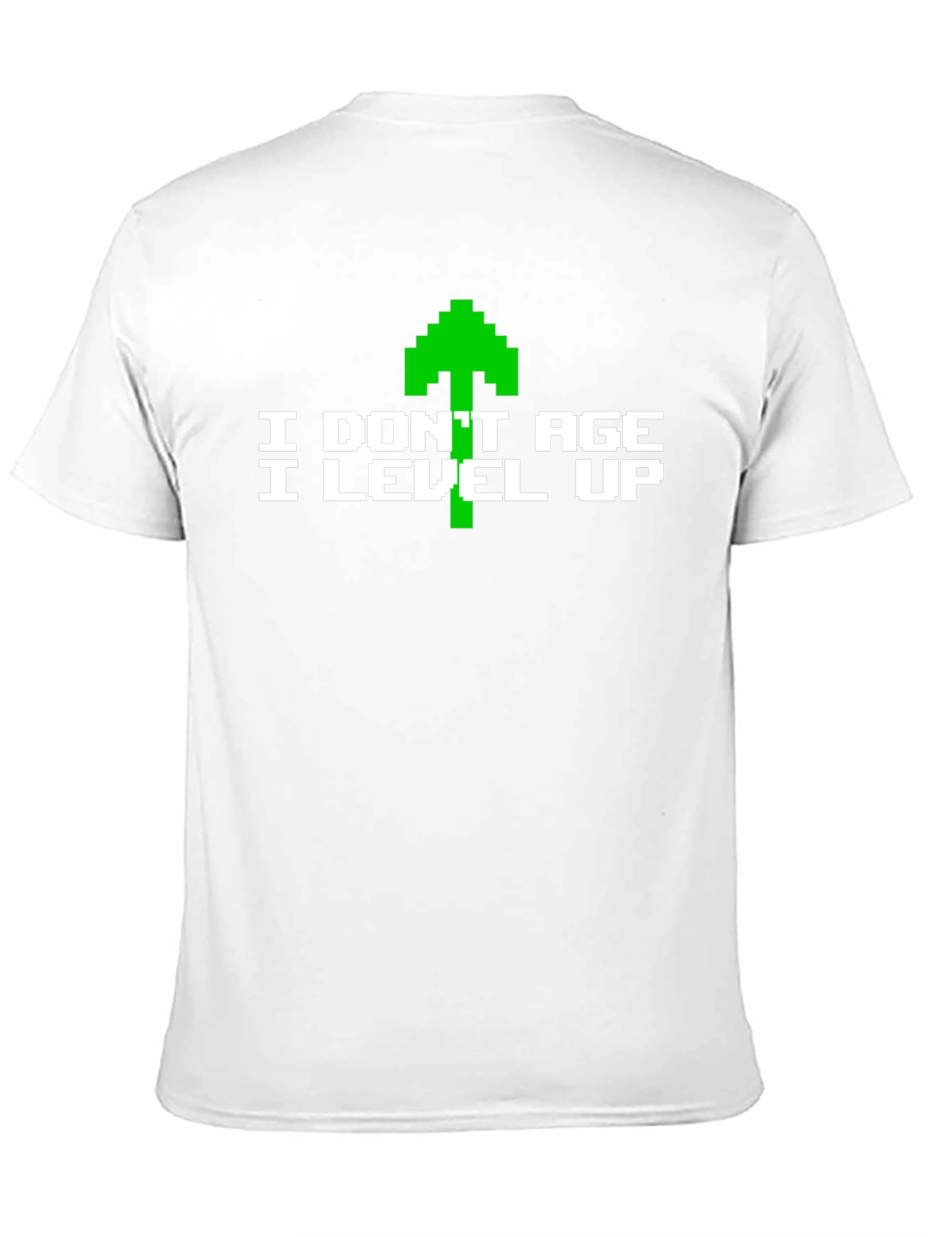 Camiseta Hombre Negra con Diseño Gamer Level Up