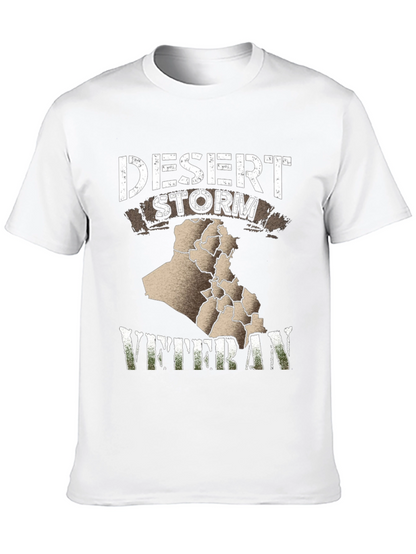 Camiseta Negra Veterano Tormenta del Desierto