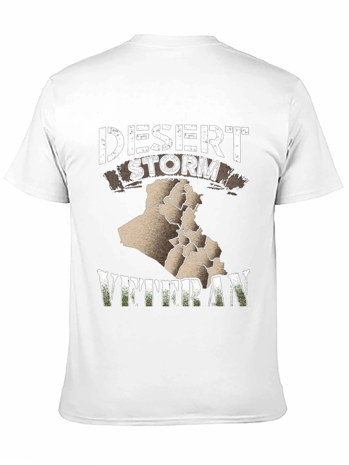 Camiseta Negra Veterano Tormenta del Desierto
