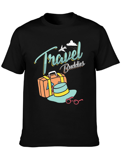 Camiseta Negra Travel Buddies