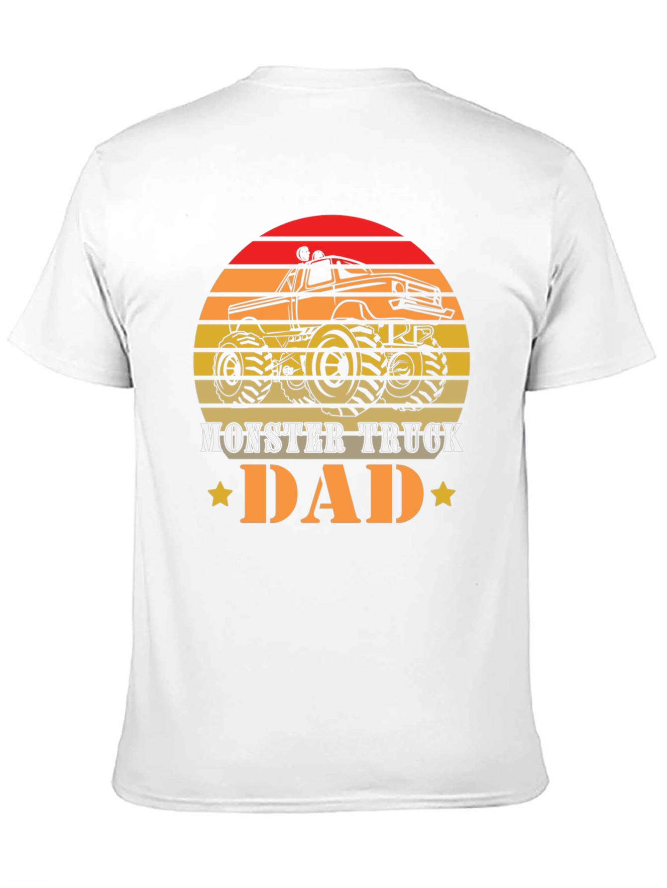 Camiseta Hombre Diseño Retro Monster Truck Dad