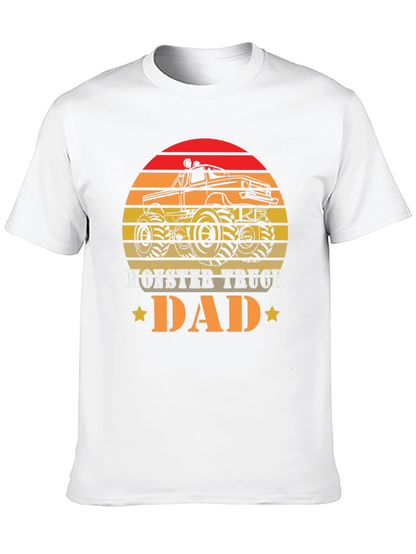 Camiseta Hombre Diseño Retro Monster Truck Dad