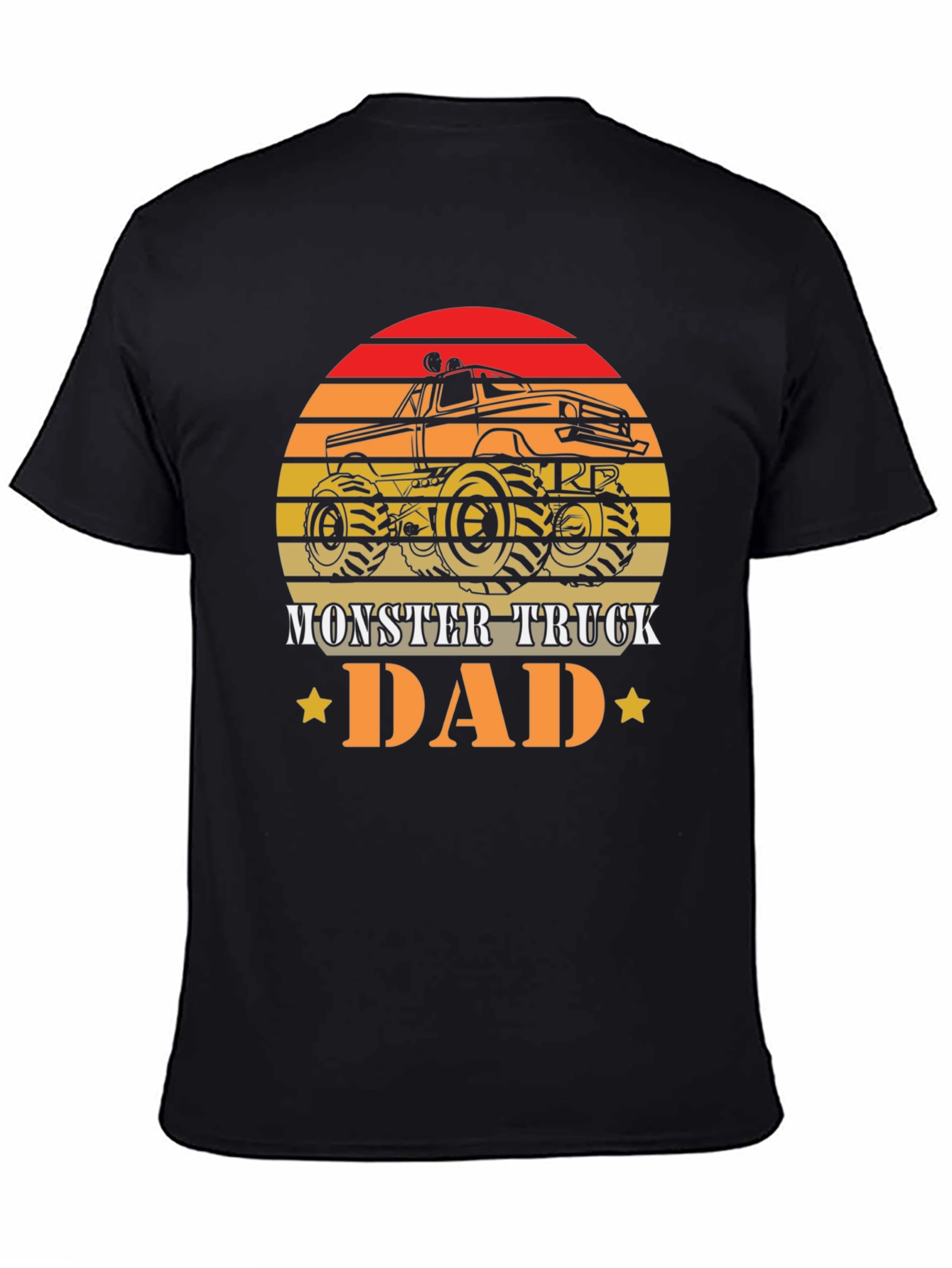 Camiseta Hombre Diseño Retro Monster Truck Dad