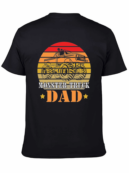 Camiseta Hombre Diseño Retro Monster Truck Dad