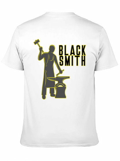 Camiseta Negra Estampada Herrero Forja