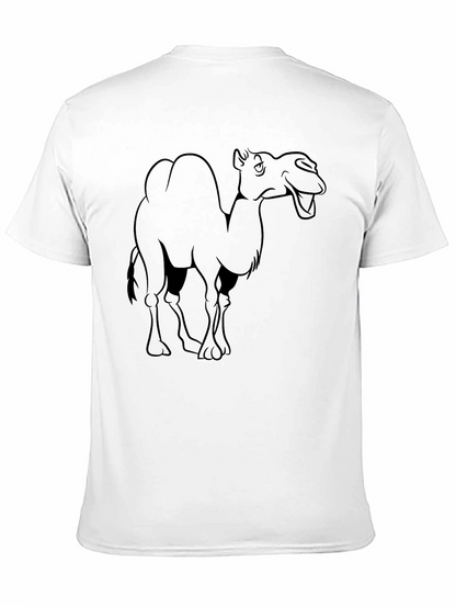 Camiseta Negra con Diseño de Camello