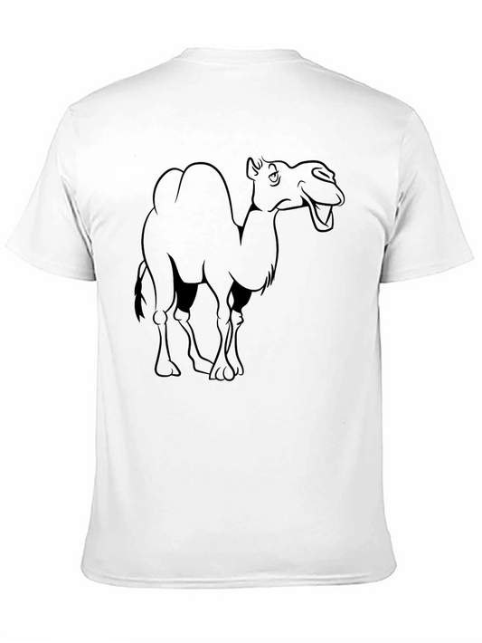 Camiseta Negra con Diseño de Camello