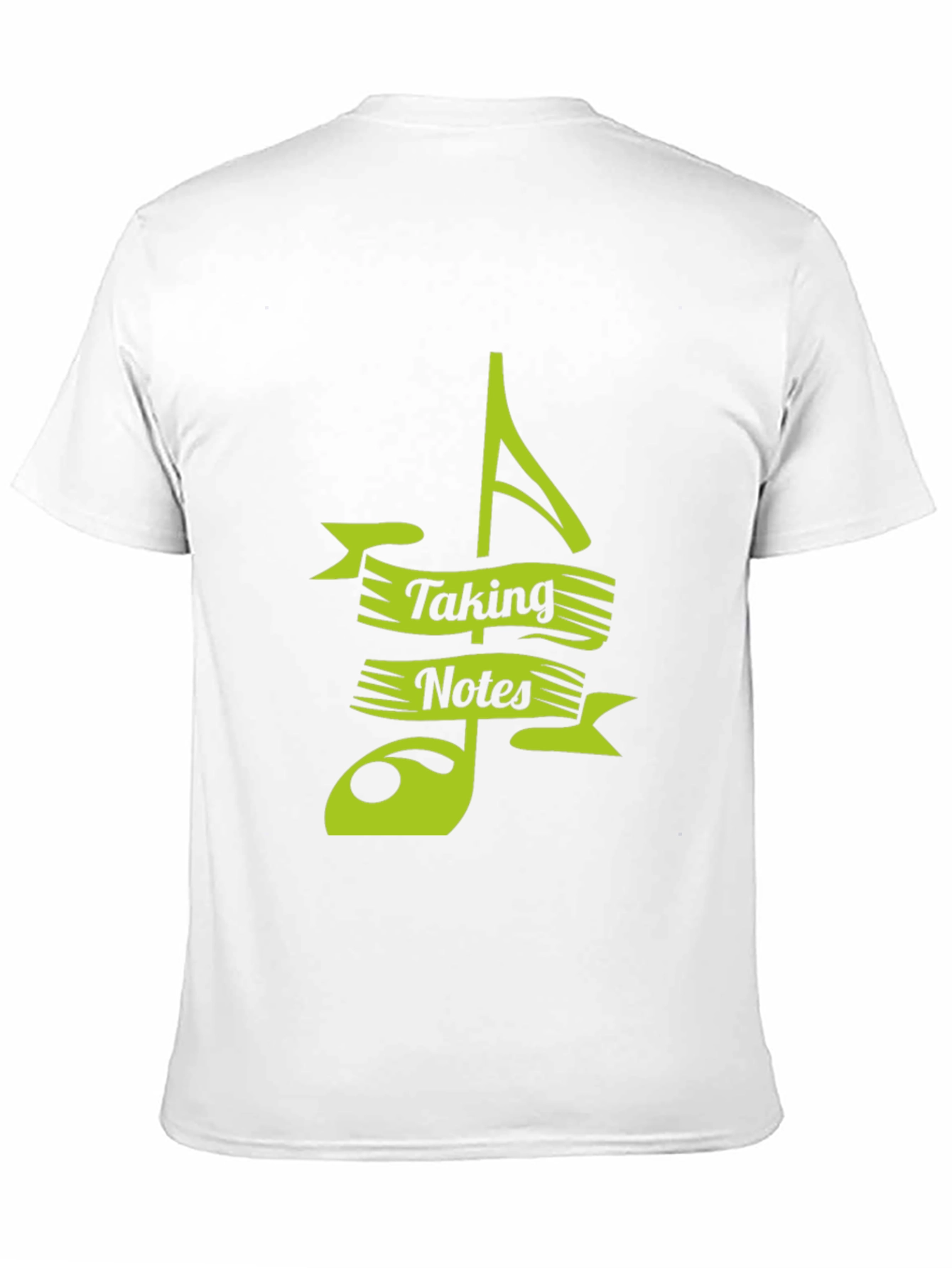 Camiseta Negra Musical Taking Notes