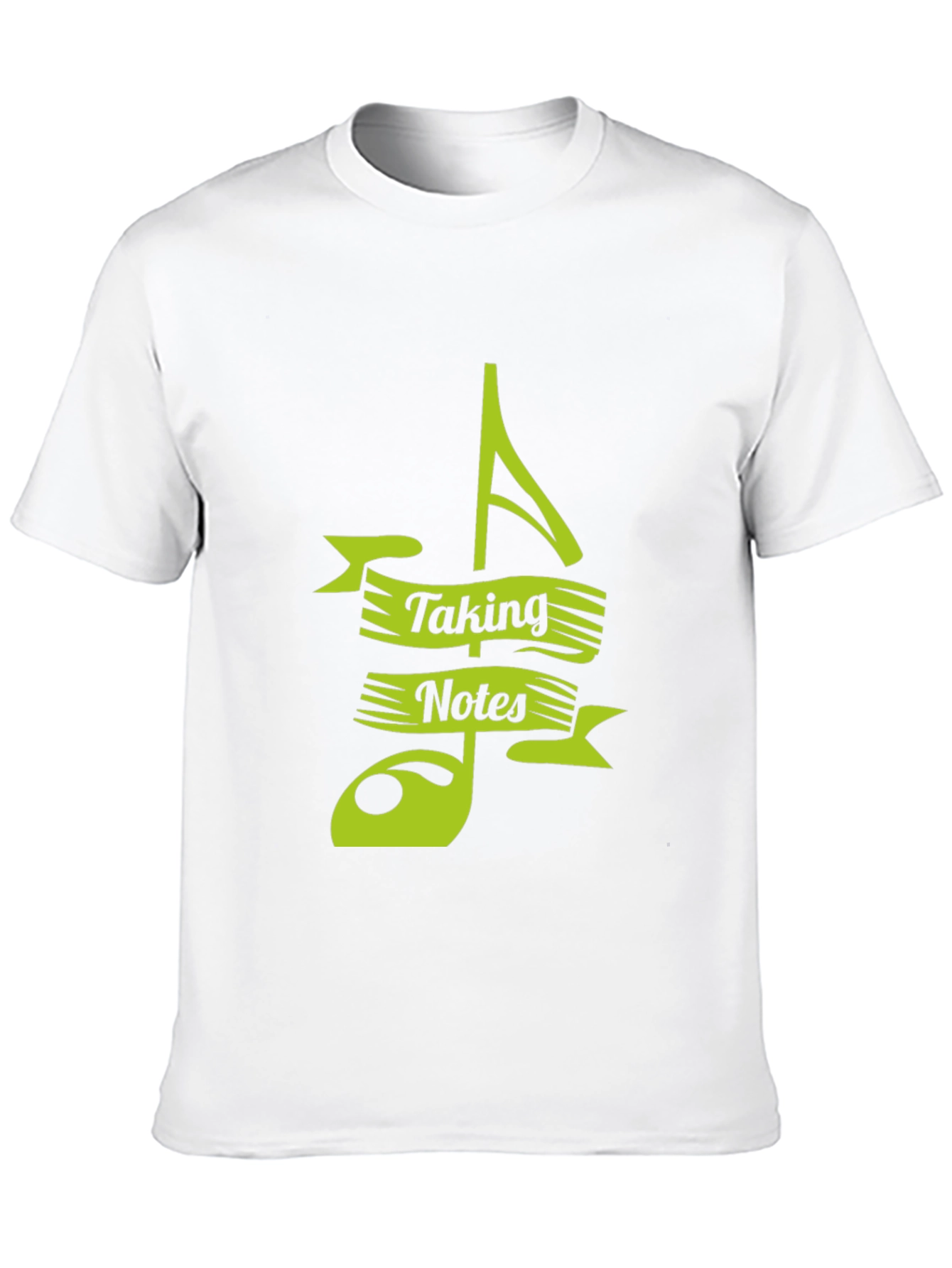 Camiseta Negra Musical Taking Notes