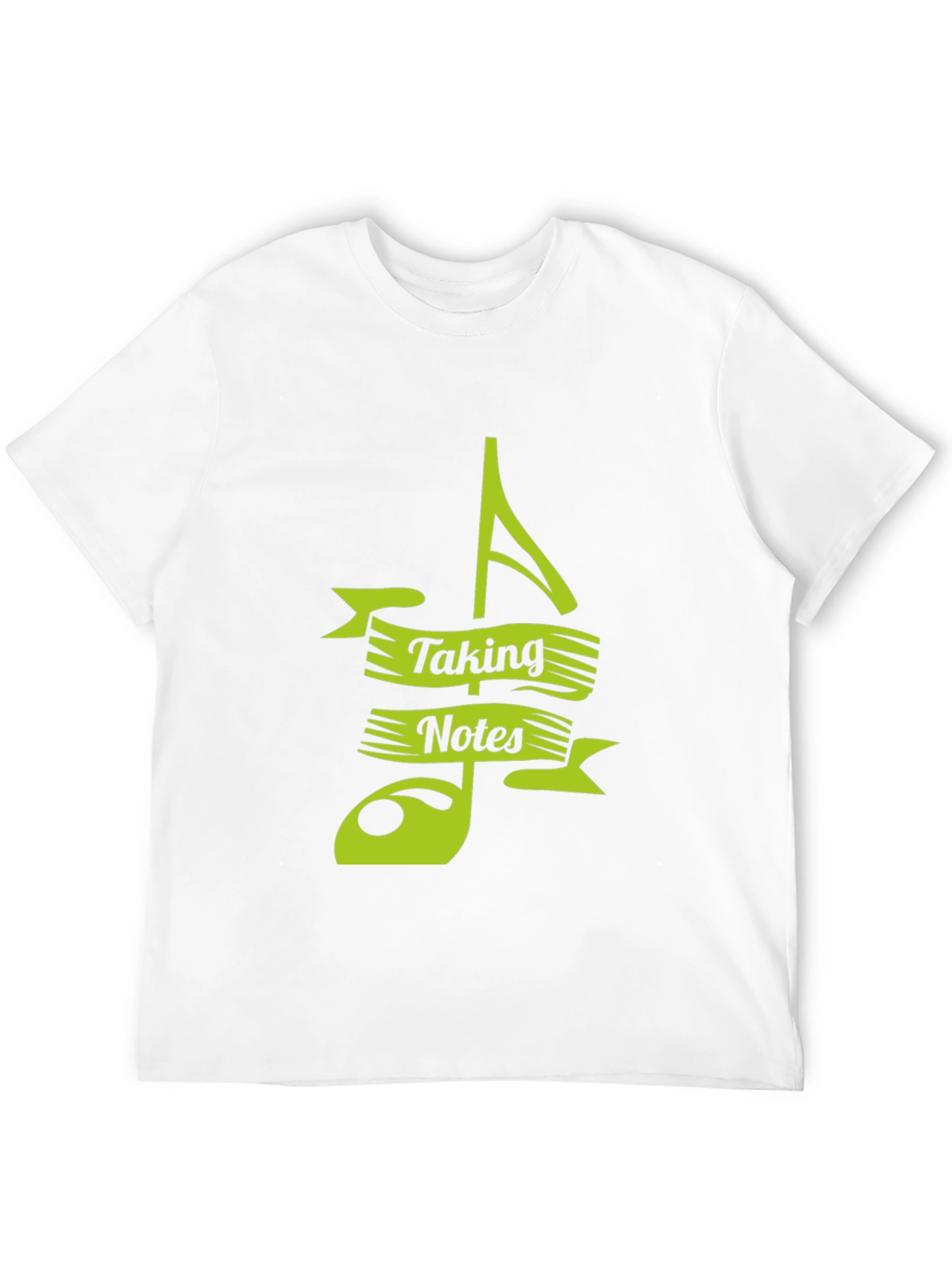 Camiseta Negra Musical Taking Notes