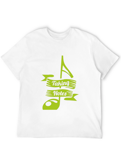 Camiseta Negra Musical Taking Notes