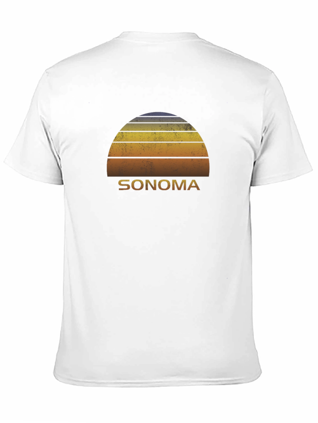 Camiseta Hombre Sonoma Sunset Retro