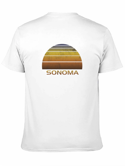 Camiseta Hombre Sonoma Sunset Retro