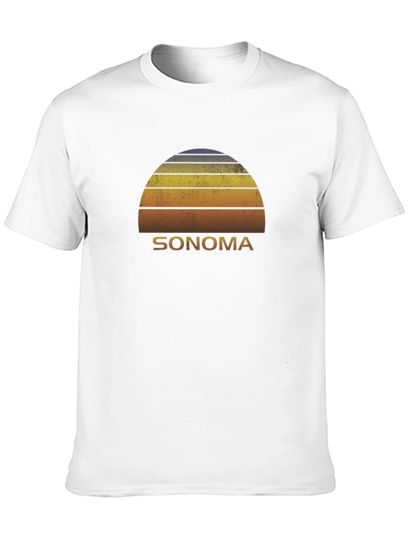 Camiseta Hombre Sonoma Sunset Retro