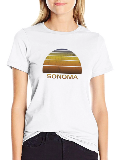 Camiseta Hombre Sonoma Sunset Retro