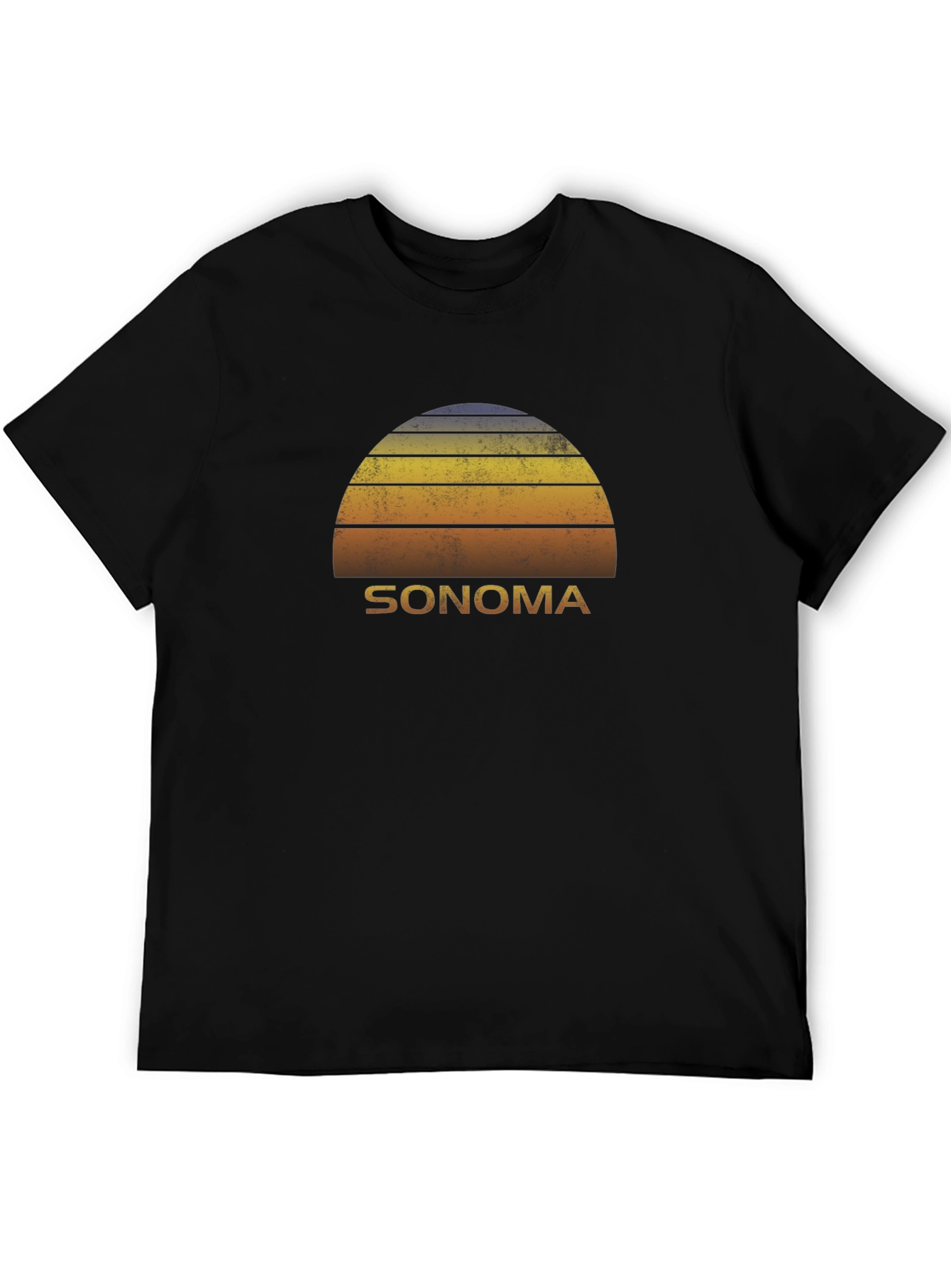 Camiseta Hombre Sonoma Sunset Retro