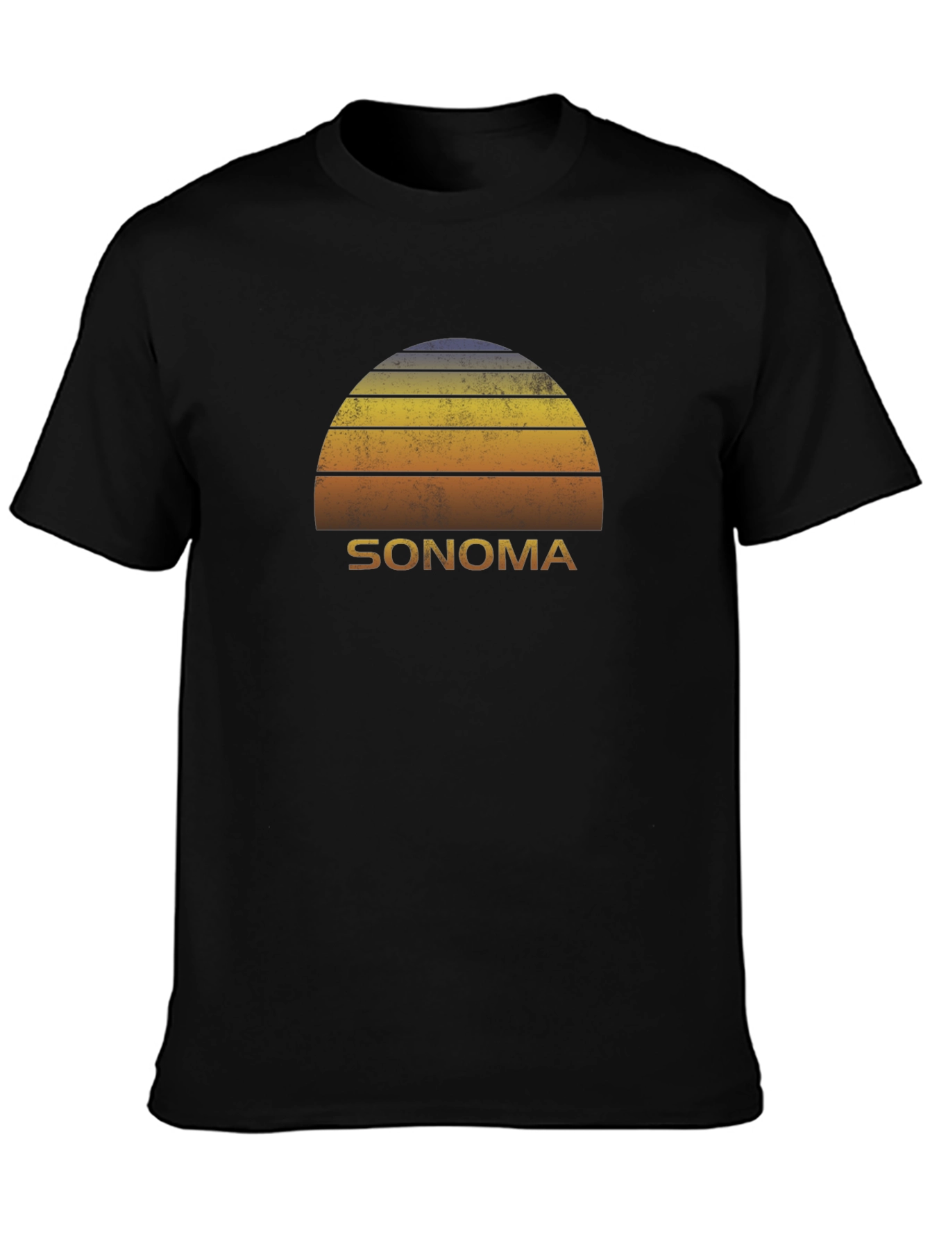 Camiseta Hombre Sonoma Sunset Retro