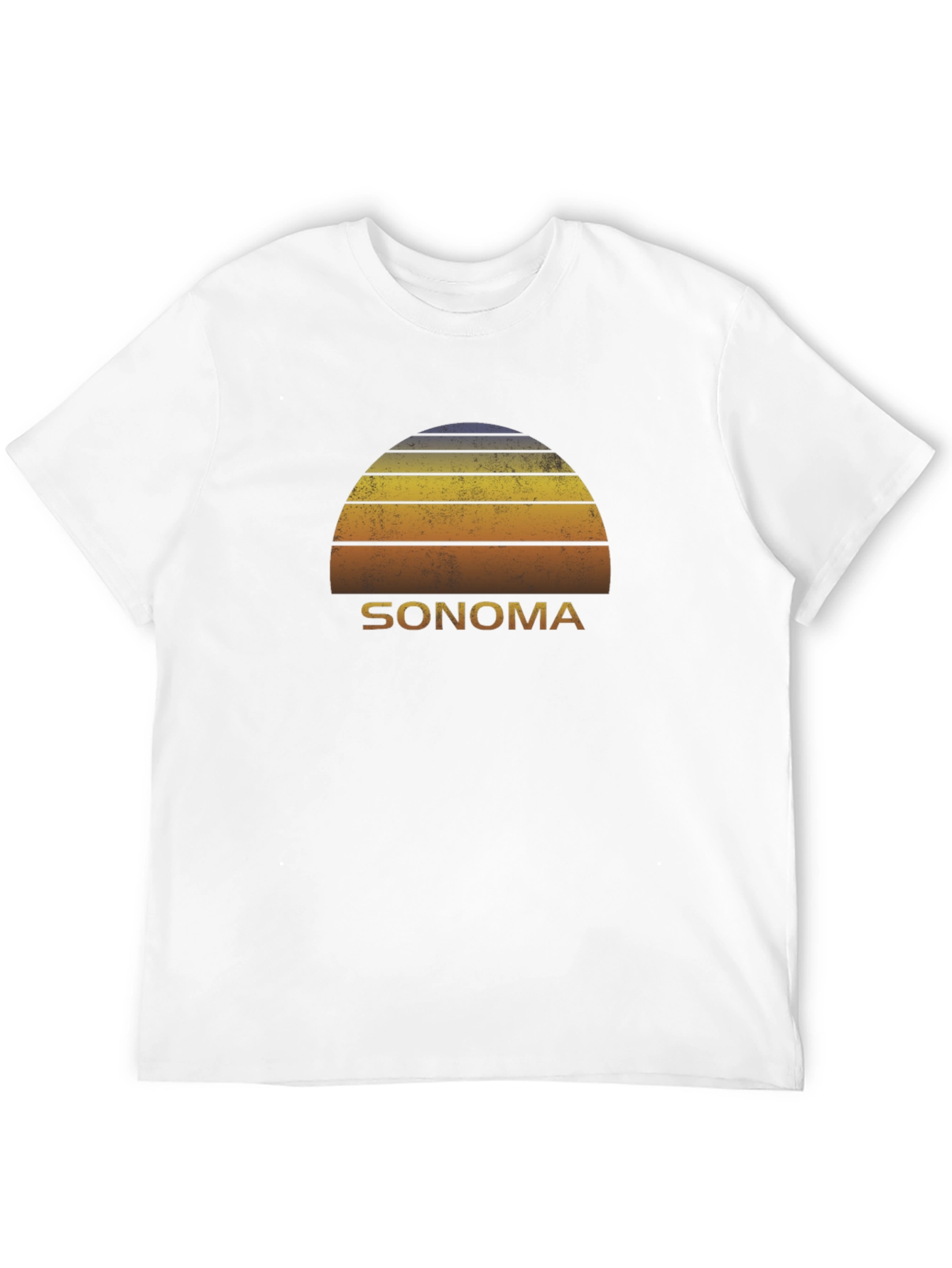 Camiseta Hombre Sonoma Sunset Retro