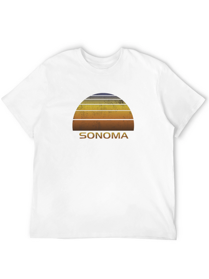 Camiseta Hombre Sonoma Sunset Retro
