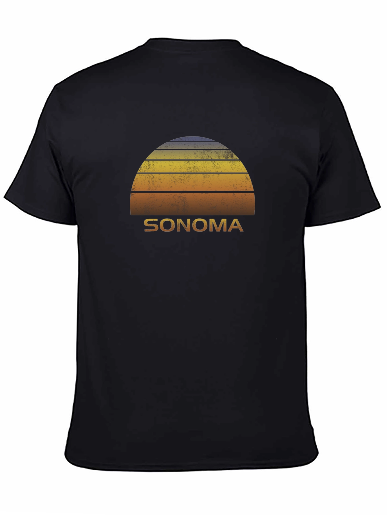 Camiseta Hombre Sonoma Sunset Retro