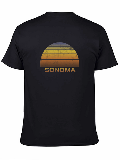 Camiseta Hombre Sonoma Sunset Retro