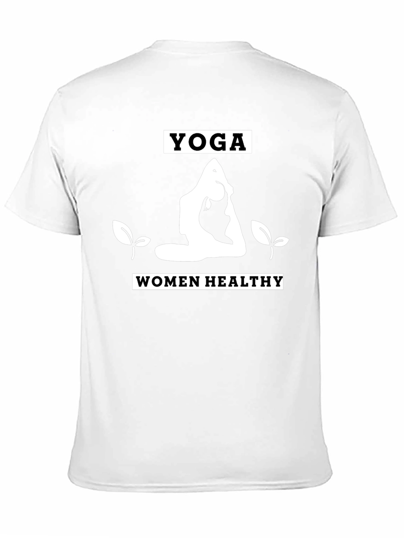Camiseta Yoga Mujer Saludable Negra