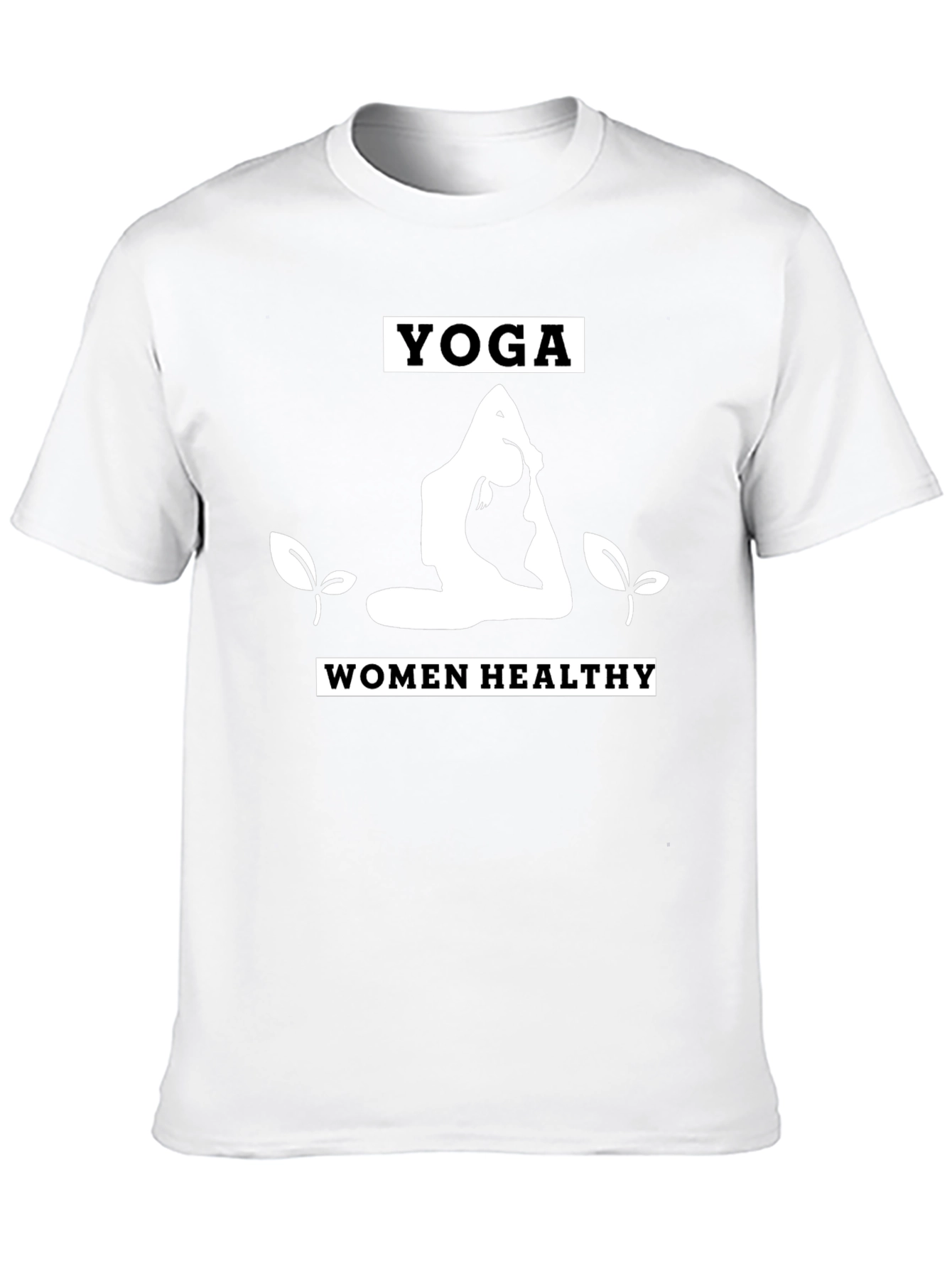Camiseta Yoga Mujer Saludable Negra