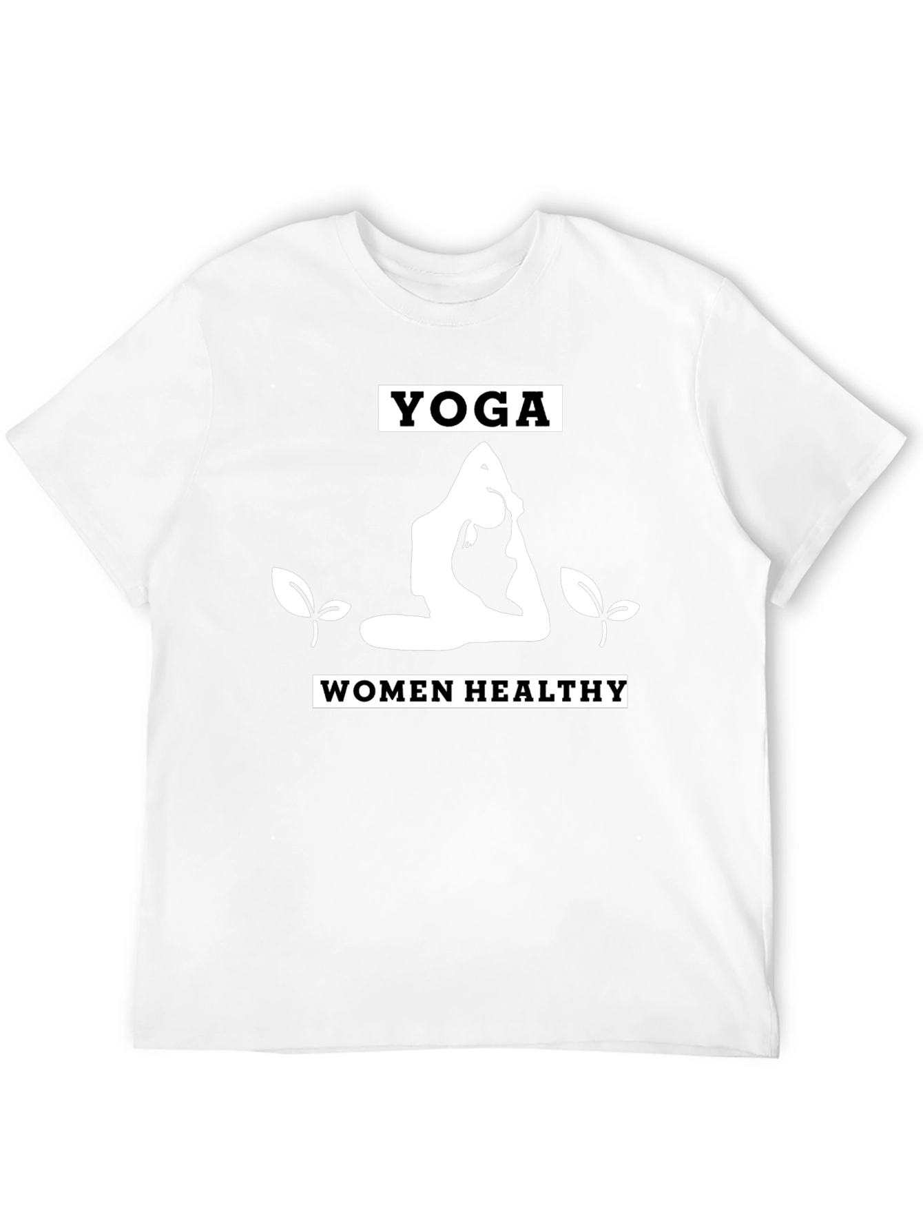 Camiseta Yoga Mujer Saludable Negra