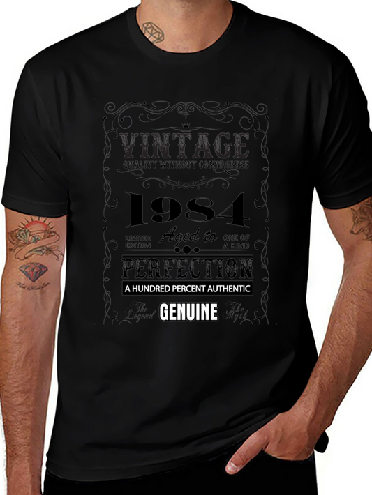 Camiseta Vintage 1984 Aged to Perfection