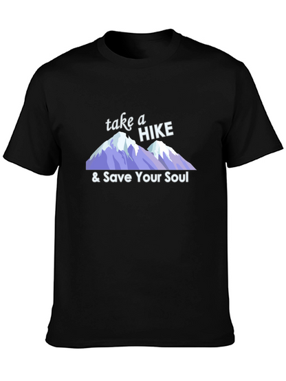 Camiseta Negra Take a Hike & Save Your Soul