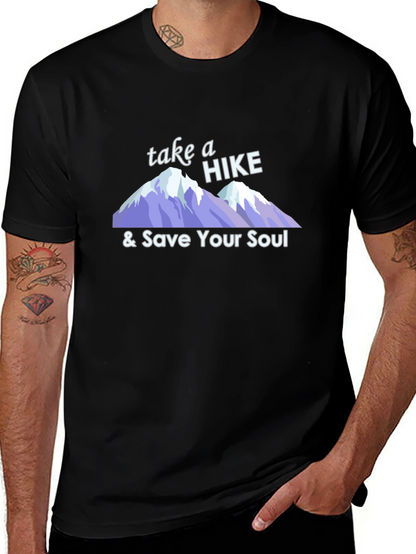 Camiseta Negra Take a Hike & Save Your Soul