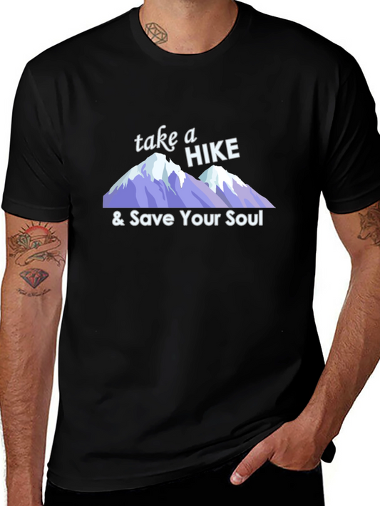 Camiseta Negra Take a Hike & Save Your Soul